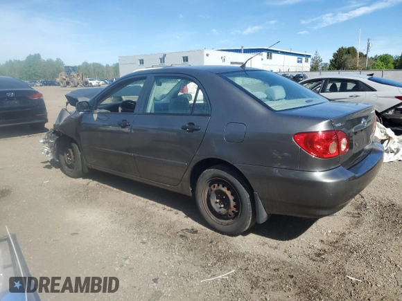 2007 Toyota Corolla CE with VIN 2T1BR32E87C733275, listed as a Copart auction lot 56102925 with 249,753 mi miles and Salvage title. Bid and sale history available at DreamBid. Image 2.
