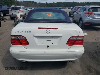 2002 Mercedes-Benz CLK 320/430 with VIN WDBLK65G52T127052, listed as a Copart auction lot 67317544 with 160,904 mi miles and Salvage Title. Bid and sale history available at DreamBid. Image 6.