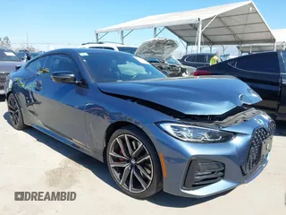 2021 BMW 4 Series 430i with VIN WBA53AP08MCG09446, listed as a IAAI auction lot 41664926 with 18,544 mi miles and . Bid and sale history available at DreamBid. Image 1.