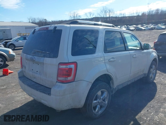 2012 Ford Escape Limited with VIN 1FMCU9E79CKC34718, listed as a IAAI auction lot 41461573 with 100,310 mi miles. Bid and sale history available at carsss.com. Image 4.