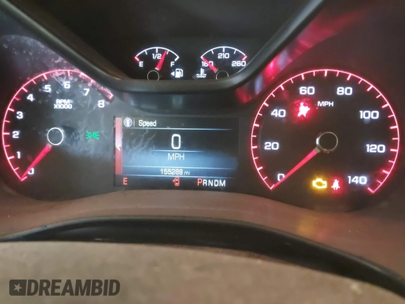 2015 GMC Canyon 2WD SLE with VIN 1GTG5BE36F1237805, listed as a IAAI auction lot 41399321 with 155,288 mi miles. Bid and sale history available at carsss.com. Image 7.