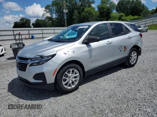2022 Chevrolet Equinox LS with VIN 3GNAXHEV1NS173584, listed as a Copart auction lot 61254225 with 25,881 mi miles and Salvage title. Bid and sale history available at DreamBid. Image 1.