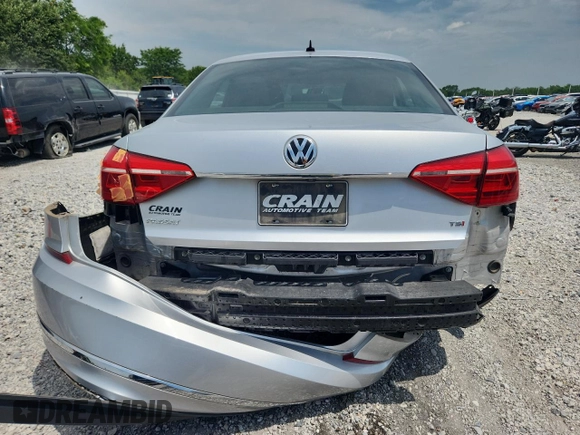 2016 Volkswagen Passat S with VIN 1VWAS7A32GC033149, listed as a Copart auction lot 59406895 with 75,923 mi miles and Salvage title. Bid and sale history available at DreamBid. Image 6.