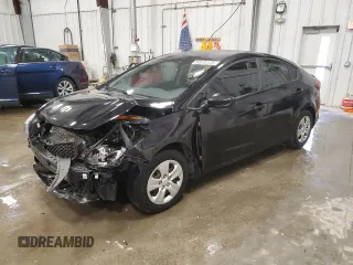 2017 Kia Forte LX with VIN 3KPFK4A79HE045478, listed as a Copart auction lot 50536325 with 55,579 mi miles and Clean Title. Bid and sale history available at carsss.com. Image 1.