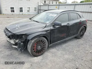 2015 Mercedes-Benz GLA 45 AMG z VIN WDDTG5CBXFJ054384, wystawiony jako Copart lot #54225655 z przebiegiem 108 729 mil mil oraz Czysty tytuł • Clean title. Historia ofert i sprzedaży dostępna na DreamBid. Obrazek 1.