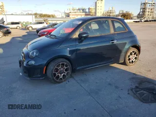 2013 FIAT 500 Turbo with VIN 3C3CFFHH5DT607243, listed as a Copart auction lot 84547324 with 0 mi miles and Salvage Title. Bid and sale history available at carsss.com. Image 1.
