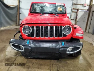 2024 Jeep Wrangler Sahara с VIN 1C4RJXP61RW270324, выставлен на аукционе Copart как лот 64820015 с пробегом 29 492 миль миль и Чистый • Clean title. История ставок и продаж доступна на DreamBid. Изображение 5.