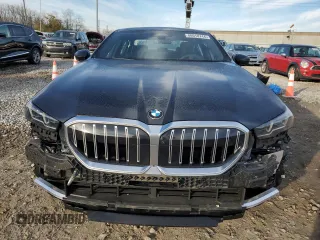 2024 BMW 5 Series 530i xDrive with VIN WBA53FJ07RCS03474, listed as a Copart auction lot 80010744 with 0 mi miles and Salvage Title. Bid and sale history available at carsss.com. Image 5.