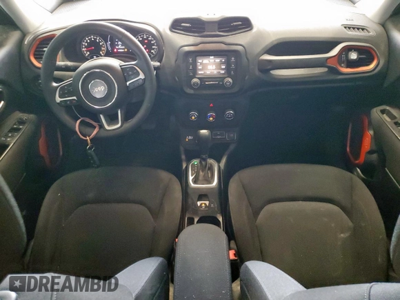 2018 Jeep Renegade Upland z VIN ZACCJBAB3JPH65558, wystawiony jako Copart lot #62900005 z przebiegiem 117 998 mil mil oraz Czysty tytuł • Clean title. Historia ofert i sprzedaży dostępna na DreamBid. Obrazek 8.