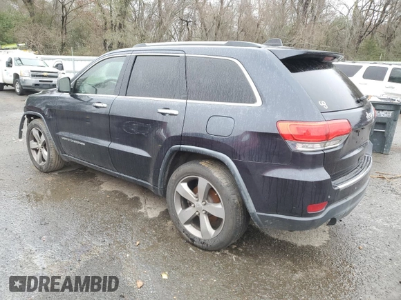 2014 Jeep Grand Cherokee Limited with VIN 1C4RJEBT5EC147459, listed as a Copart auction lot 87828735 with 213,960 mi miles and Clean Title. Bid and sale history available at DreamBid. Image 2.