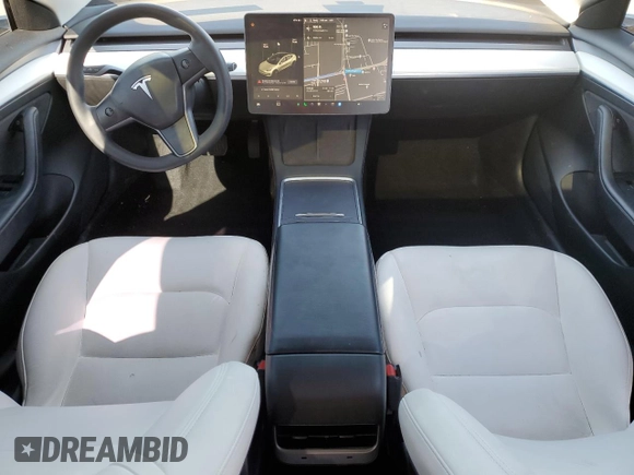 2022 Tesla Model 3 z VIN 5YJ3E1EA5NF124425, wystawiony jako Copart lot #43804405 z przebiegiem 57 412 mil mil oraz Szkoda całkowita • Salvage title. Historia ofert i sprzedaży dostępna na DreamBid. Obrazek 8.