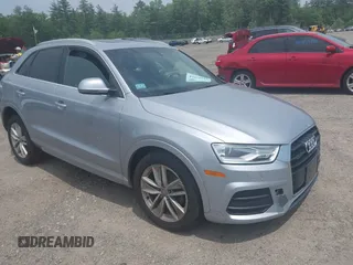 2016 Audi Q3 Premium Plus z VIN WA1EFCFS2GR023116, wystawiony jako IAAI lot #42497714 z przebiegiem 56 232 mil mil oraz . Historia ofert i sprzedaży dostępna na DreamBid. Obrazek 1.