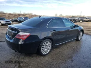 2011 Acura RL Technology with VIN JH4KB2F68BC000497, listed as a Copart auction lot 43734775 with 165,020 mi miles and Salvage Title. Bid and sale history available at DreamBid. Image 3.