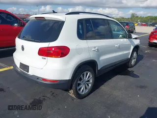 2017 Volkswagen Tiguan S with VIN WVGAV7AX5HK055081, listed as a IAAI auction lot 42224764 with 66,774 mi miles and . Bid and sale history available at DreamBid. Image 4.