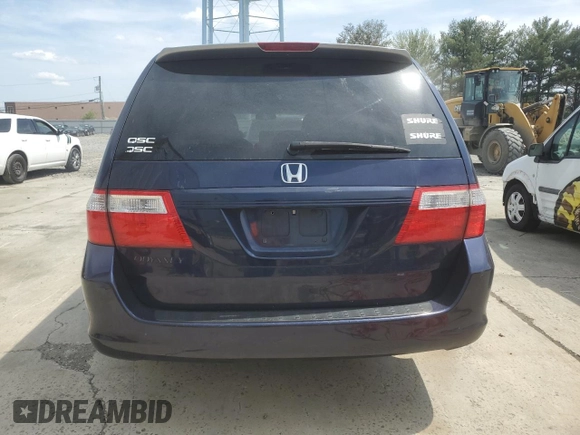2007 Honda Odyssey EX with VIN 5FNRL384X7B010845, listed as a Copart auction lot 54275185 with 206,190 mi miles and Clean Title. Bid and sale history available at carsss.com. Image 6.