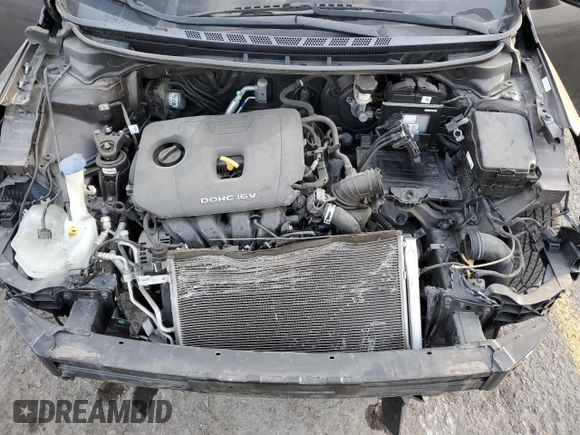 2017 Kia Forte LX with VIN 3KPFK4A76HE078325, listed as a Copart auction lot 42824485 with 54,037 mi miles and Salvage Title. Bid and sale history available at DreamBid. Image 11.