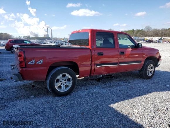 2006 Chevrolet Silverado 1500 LS with VIN 2GCEK13V961274534, listed as a Copart auction lot 45890885 with 252,393 mi miles and Salvage Title. Bid and sale history available at carsss.com. Image 3.
