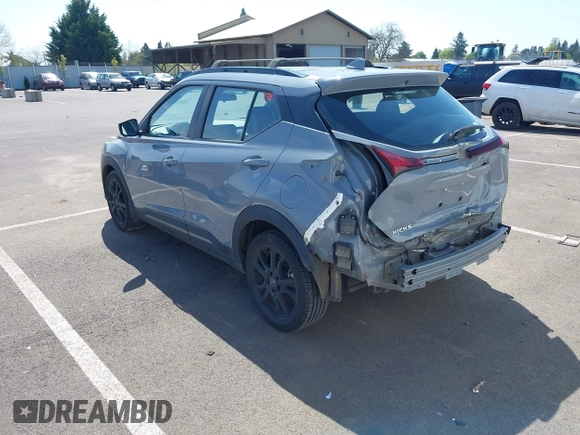 2021 Nissan Kicks SR with VIN 3N1CP5DV5ML531704, listed as a IAAI auction lot 42023077 with 55,452 mi miles and . Bid and sale history available at DreamBid. Image 3.
