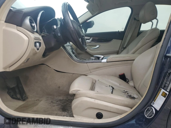 2015 Mercedes-Benz C 300 Luxury with VIN 55SWF4KB7FU081506, listed as a Copart auction lot 55340195 with 140,231 mi miles and Clean Title. Bid and sale history available at carsss.com. Image 8.