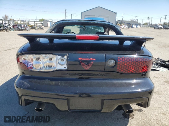 1998 Pontiac Firebird Formula with VIN 2G2FV22G3W2212162, listed as a Copart auction lot 52965125 with 153,355 mi miles and Salvage title. Bid and sale history available at DreamBid. Image 6.