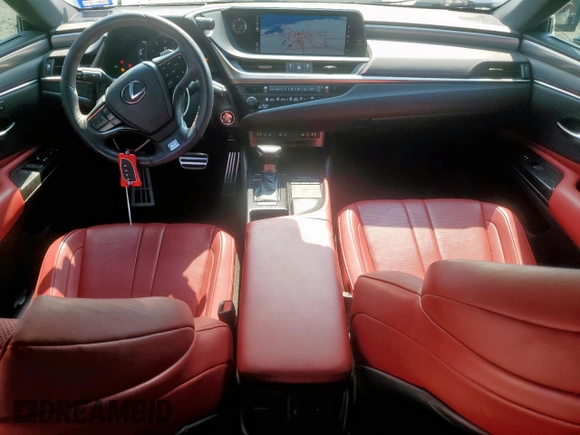 2020 Lexus ES 350 F Sport with VIN 58AGZ1B15LU051396, listed as a Copart auction lot 58450855 with 88,283 mi miles and Salvage title. Bid and sale history available at DreamBid. Image 8.