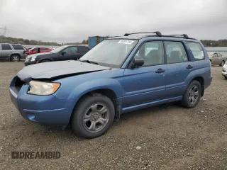 2007 Subaru Forester X with VIN JF1SG63697H721636, listed as a Copart auction lot 80301794 with 180,721 mi miles and Salvage Title. Bid and sale history available at carsss.com. Image 1.