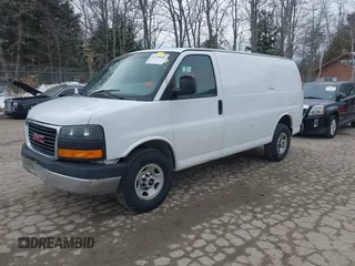 2017 GMC Savana Cargo Van with VIN 1GTW7AFF1H1908678, listed as a IAAI auction lot 41730848 with 145,022 mi miles. Bid and sale history available at carsss.com. Image 2.
