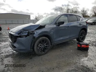 2022 Mazda CX-5 2.5 S Preferred Package with VIN JM3KFBCM0N0566241, listed as a Copart auction lot 46943285 with 53,187 mi miles and Salvage Title. Bid and sale history available at carsss.com. Image 1.