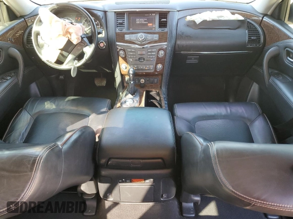 2018 Nissan Armada SL with VIN JN8AY2ND5JX001341, listed as a Copart auction lot 52087444 with 106,141 mi miles and Non Repairable. Bid and sale history available at carsss.com. Image 8.