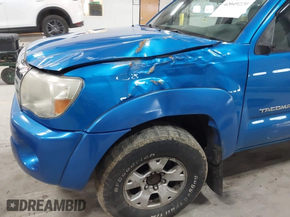 2008 Toyota Tacoma with VIN 5TELU42N18Z559778, listed as a IAAI auction lot 42049220 with 237,385 mi miles and . Bid and sale history available at DreamBid. Image 6.
