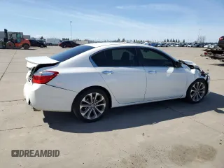 2015 Honda Accord Sport with VIN 1HGCR2F57FA067488, listed as a Copart auction lot 49556055 with 274,063 mi miles and Salvage Title. Bid and sale history available at DreamBid. Image 3.