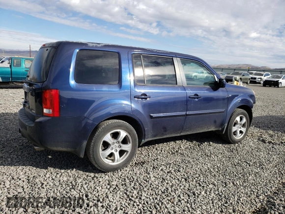 2013 Honda Pilot EX-L with VIN 5FNYF4H58DB065159, listed as a Copart auction lot 42547665 with 92,137 mi miles and Salvage Title. Bid and sale history available at DreamBid. Image 3.