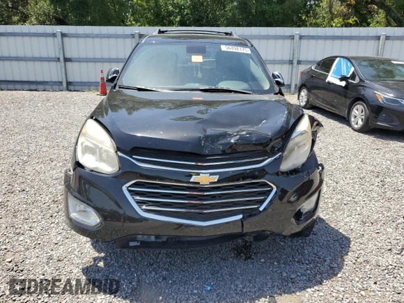 2016 Chevrolet Equinox LTZ with VIN 2GNALDEKXG6194526, listed as a Copart auction lot 56898175 with 107,485 mi miles and Salvage title. Bid and sale history available at DreamBid. Image 5.