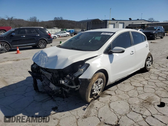 2017 Kia Forte LX with VIN 3KPFK4A75HE046031, listed as a Copart auction lot 48627615 with 87,598 mi miles and Salvage Title. Bid and sale history available at carsss.com. Image 1.
