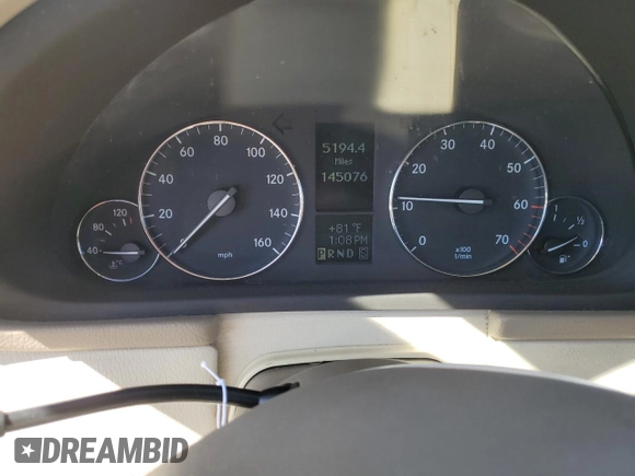 2005 Mercedes-Benz C 240 with VIN WDBRF81J95F662187, listed as a Copart auction lot 48823485 with 145,076 mi miles and Salvage title. Bid and sale history available at DreamBid. Image 9.