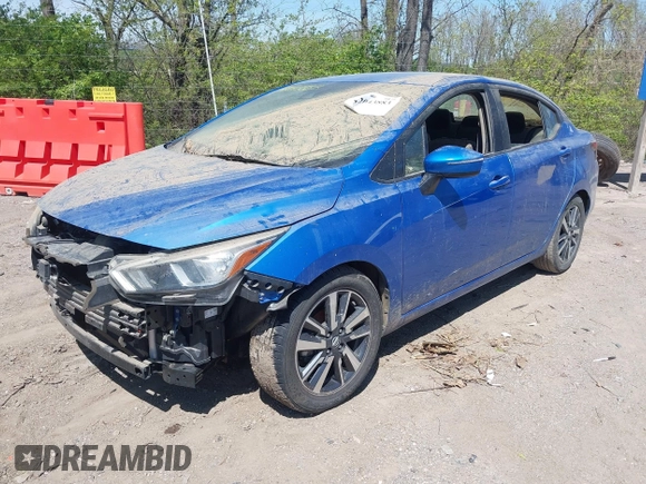 2021 Nissan Versa SV with VIN 3N1CN8EV8ML813616, listed as a IAAI auction lot 42043883 with 79,084 mi miles and . Bid and sale history available at DreamBid. Image 6.