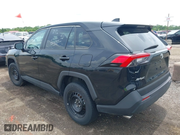 2024 Toyota RAV4 LE with VIN 2T3F1RFV5RC428655, listed as a IAAI auction lot 42545586 with 27,910 mi miles and . Bid and sale history available at DreamBid. Image 3.