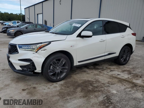 2020 Acura RDX w/A-Spec Pkg with VIN 5J8TC2H60LL036008, listed as a Copart auction lot 74919114 with 43,749 mi miles and Non Repairable. Bid and sale history available at carsss.com. Image 1.