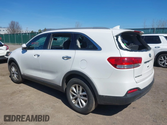 2018 Kia Sorento LX with VIN 5XYPGDA39JG415677, listed as a IAAI auction lot 42051631 with 72,734 mi miles. Bid and sale history available at carsss.com. Image 3.