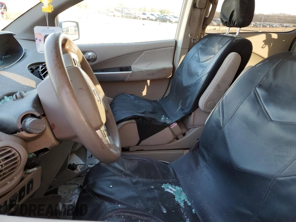 2006 Nissan Quest S Special Edition with VIN 5N1BV28UX6N111160, listed as a Copart auction lot 58099114 with 0 mi miles and Salvage Title. Bid and sale history available at carsss.com. Image 7.
