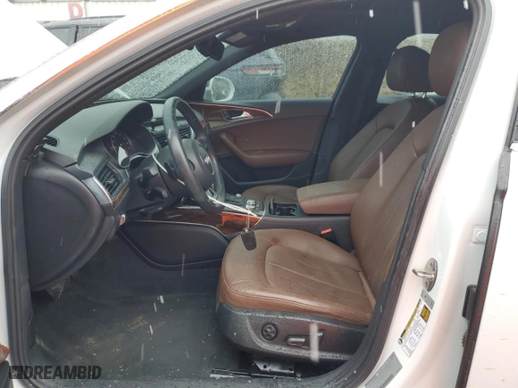 2015 Audi A6 3.0T Premium Plus with VIN WAUFGAFC7FN014418, listed as a Copart auction lot 49310705 with 57,312 mi miles and Clean Title. Bid and sale history available at carsss.com. Image 7.