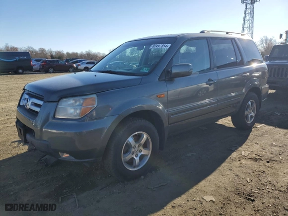 2008 Honda Pilot EX-L with VIN 5FNYF18768B036457, listed as a Copart auction lot 82497854 with 169,999 mi miles and Clean Title. Bid and sale history available at carsss.com. Image 1.