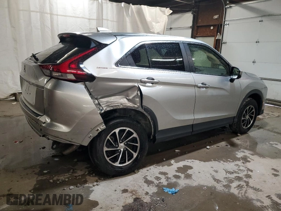 2022 Mitsubishi Eclipse Cross ES with VIN JA4ATUAA9NZ050399, listed as a Copart auction lot 81714464 with 49,265 mi miles and Salvage title. Bid and sale history available at DreamBid. Image 3.