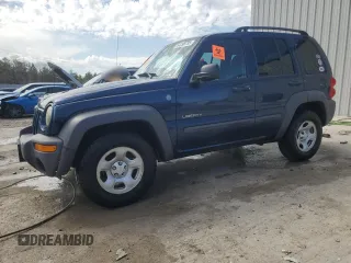 2004 Jeep Liberty Sport with VIN 1J4GL48K34W198928, listed as a Copart auction lot 54298735 with 121,641 mi miles and Non Repairable. Bid and sale history available at carsss.com. Image 1.