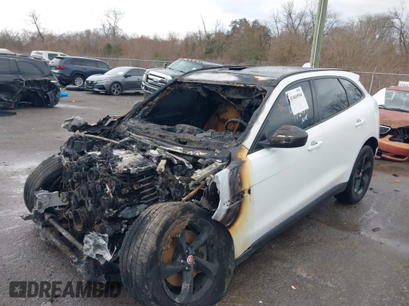 2017 Jaguar F-Pace 35t Premium with VIN SADCJ2BV8HA099675, listed as a IAAI auction lot 41460584 with Not Provided miles and . Bid and sale history available at DreamBid. Image 2.