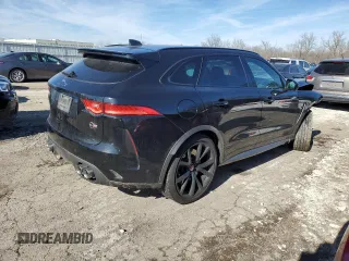 2020 Jaguar F-Pace SVR with VIN SADCZ2EE4LA624650, listed as a Copart auction lot 41261784 with 67,148 mi miles and Salvage Title. Bid and sale history available at DreamBid. Image 3.