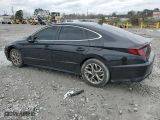 2021 Hyundai Sonata SEL with VIN KMHL64JA1MA143982, listed as a Copart auction lot 45816925 with 74,616 mi miles and Salvage Title. Bid and sale history available at carsss.com. Image 2.