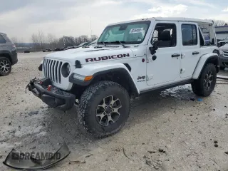 2019 Jeep Wrangler Unlimited Rubicon with VIN 1C4HJXFG3KW640345, listed as a Copart auction lot 50764465 with 131,618 mi miles and Clean title. Bid and sale history available at DreamBid. Image 1.