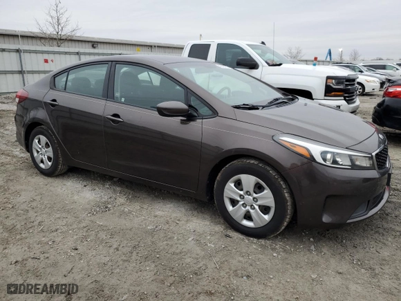 2017 Kia Forte LX with VIN 3KPFK4A76HE113560, listed as a Copart auction lot 42424175 with 43,898 mi miles and Salvage Title. Bid and sale history available at carsss.com. Image 4.