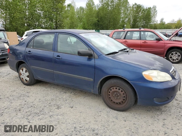 2007 Toyota Corolla CE with VIN 1NXBR32E37Z869621, listed as a Copart auction lot 54959675 with 242,243 mi miles and Clean Title. Bid and sale history available at carsss.com. Image 4.
